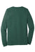 Bella + Canvas BC3501CVC/3501CVC Mens CVC Long Sleeve Crewneck T-Shirt Heather Forest Green Flat Back