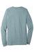 Bella + Canvas BC3501CVC/3501CVC Mens CVC Long Sleeve Crewneck T-Shirt Heather Slate Blue Flat Back