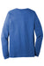 Bella + Canvas BC3501CVC Mens CVC Long Sleeve Crewneck T-Shirt Heather True Royal Blue Flat Back