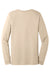 Bella + Canvas BC3501/3501 Mens Jersey Long Sleeve Crewneck T-Shirt Natural Flat Back