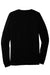Bella + Canvas BC3513/3513 Mens Jersey Long Sleeve Crewneck T-Shirt Solid Black Triblend Flat Back