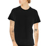 Bella + Canvas Mens Short Sleeve Crewneck T-Shirt - Black