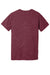 Bella + Canvas BC3655/3655C Mens Textured Jersey Short Sleeve V-Neck T-Shirt Maroon Marble Flat Back