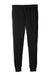 Bella + Canvas BC3727/3727 Mens Jogger Sweatpants w/ Pockets Black Flat Back