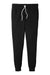 Bella + Canvas BC3727/3727 Mens Jogger Sweatpants w/ Pockets Black Flat Front