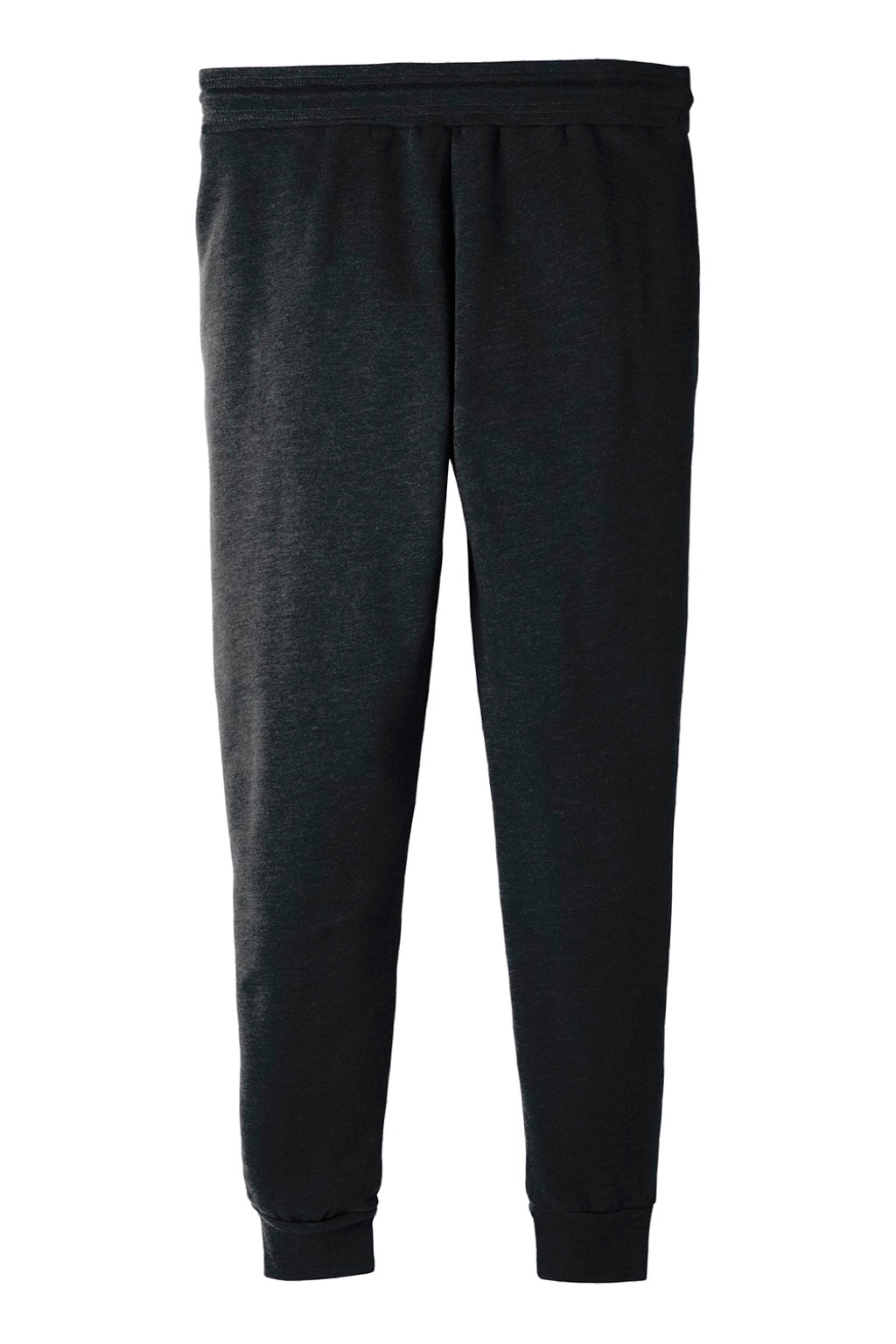 Bella + Canvas BC3727/3727 Mens Jogger Sweatpants w/ Pockets Heather Dark Grey Flat Back