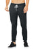 Bella + Canvas BC3727/3727 Mens Jogger Sweatpants w/ Pockets Heather Dark Grey Model Front