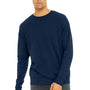 Bella + Canvas Mens Fleece Crewneck Sweatshirt - Navy Blue
