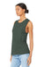 Bella + Canvas BC6003/6003 Womens Jersey Muscle Tank Top Military Green Model 3Q