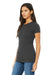 Bella + Canvas BC6004/6004 Womens The Favorite Short Sleeve Crewneck T-Shirt Asphalt Grey Model 3Q