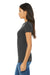 Bella + Canvas BC6004/6004 Womens The Favorite Short Sleeve Crewneck T-Shirt Asphalt Grey Model Side