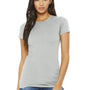 Bella + Canvas Womens The Favorite Short Sleeve Crewneck T-Shirt - Silver Grey