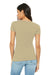 Bella + Canvas BC6004/6004 Womens The Favorite Short Sleeve Crewneck T-Shirt Soft Cream Model Back