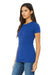 Bella + Canvas BC6004/6004 Womens The Favorite Short Sleeve Crewneck T-Shirt True Royal Blue Model 3Q
