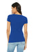 Bella + Canvas BC6004/6004 Womens The Favorite Short Sleeve Crewneck T-Shirt True Royal Blue Model Back