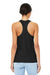 Bella + Canvas BC6008/6008 Womens Jersey Tank Top Black Model Back