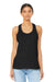 Bella + Canvas BC6008/6008 Womens Jersey Tank Top Black Model Front