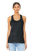 Bella + Canvas BC6008/6008 Womens Jersey Tank Top Heather Dark Grey Model Front