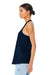 Bella + Canvas BC6008/6008 Womens Jersey Tank Top Navy Blue Model Side