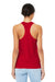 Bella + Canvas BC6008/6008 Womens Jersey Tank Top Red Model Back