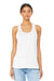 Bella + Canvas BC6008/B6008/6008 Womens Jersey Tank Top White Model Front