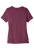 Bella + Canvas BC6400/6400 Womens Relaxed Jersey Short Sleeve Crewneck T-Shirt Maroon Flat Back