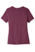 Bella + Canvas BC6400/B6400/6400 Womens Relaxed Jersey Short Sleeve Crewneck T-Shirt Maroon Flat Back