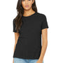 Bella + Canvas Womens CVC Short Sleeve Crewneck T-Shirt - Heather Black