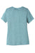 Bella + Canvas BC6400CVC/6400CVC Womens CVC Short Sleeve Crewneck T-Shirt Heather Blue Lagoon Flat Back