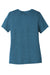 Bella + Canvas BC6400CVC/6400CVC Womens CVC Short Sleeve Crewneck T-Shirt Heather Deep Teal Blue Flat Back