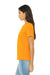 Bella + Canvas BC6400CVC/6400CVC Womens CVC Short Sleeve Crewneck T-Shirt Heather Marmalade Model Side
