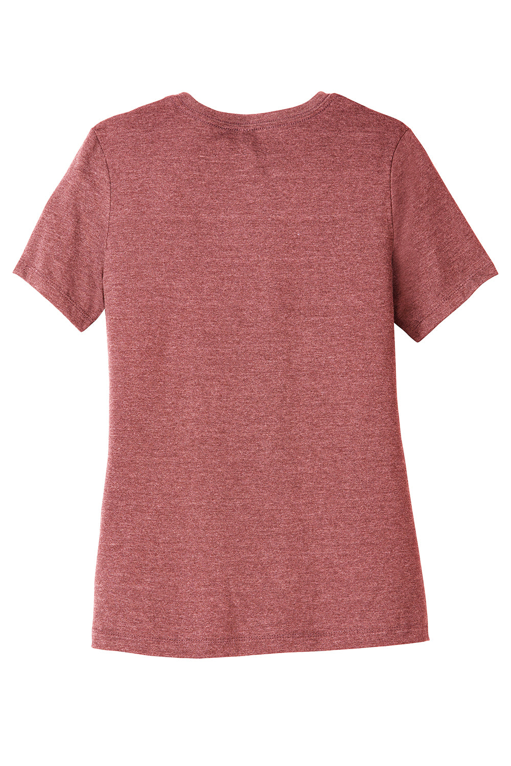 Bella + Canvas BC6400CVC/6400CVC Womens CVC Short Sleeve Crewneck T-Shirt Heather Mauve Flat Back