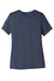 Bella + Canvas BC6400CVC/6400CVC Womens CVC Short Sleeve Crewneck T-Shirt Heather Navy Blue Flat Back