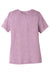 Bella + Canvas BC6400CVC/6400CVC Womens CVC Short Sleeve Crewneck T-Shirt Heather Prism Lilac Purple Flat Back