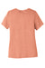 Bella + Canvas BC6400CVC/6400CVC Womens CVC Short Sleeve Crewneck T-Shirt Heather Sunset Red Flat Back