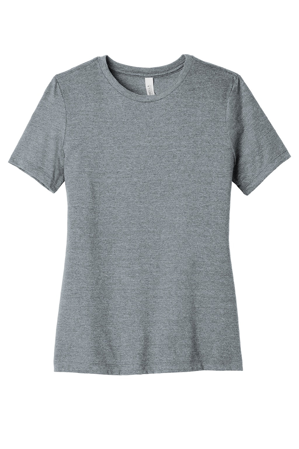 Bella + Canvas BC6413/6413 Womens Short Sleeve Crewneck T-Shirt Athletic Grey Flat Front