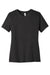 Bella + Canvas BC6413 Womens Short Sleeve Crewneck T-Shirt Charcoal Black Flat Front