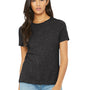 Bella + Canvas Womens Short Sleeve Crewneck T-Shirt - Charcoal Black