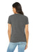 Bella + Canvas BC6413/6413 Womens Short Sleeve Crewneck T-Shirt Grey Model Back