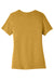 Bella + Canvas BC6413 Womens Short Sleeve Crewneck T-Shirt Mustard Yellow Flat Back