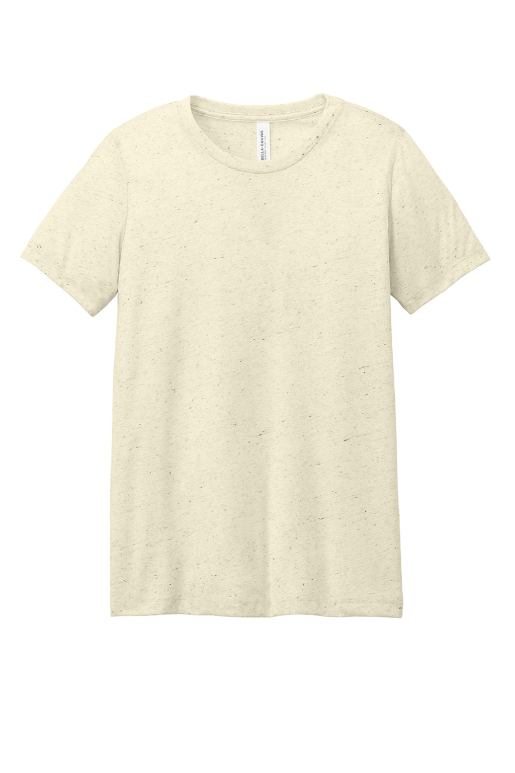 Bella + Canvas BC6413/6413 Womens Short Sleeve Crewneck T-Shirt Oatmeal Flat Front