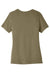 Bella + Canvas BC6413 Womens Short Sleeve Crewneck T-Shirt Olive Green Flat Back