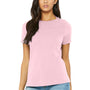 Bella + Canvas Womens Short Sleeve Crewneck T-Shirt - Pink