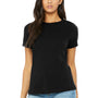 Bella + Canvas Womens Short Sleeve Crewneck T-Shirt - Black