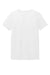 Bella + Canvas BC6413/6413 Womens Short Sleeve Crewneck T-Shirt Solid White Flat Back