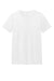 Bella + Canvas BC6413 Womens Short Sleeve Crewneck T-Shirt Solid White Flat Front