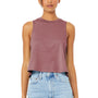 Bella + Canvas Womens Cropped Tank Top - Heather Mauve