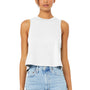 Bella + Canvas Womens Cropped Tank Top - Solid White