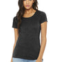 Bella + Canvas Womens Short Sleeve Crewneck T-Shirt - Charcoal Black