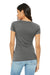 Bella + Canvas BC8413/B8413/8413 Womens Short Sleeve Crewneck T-Shirt Grey Model Back